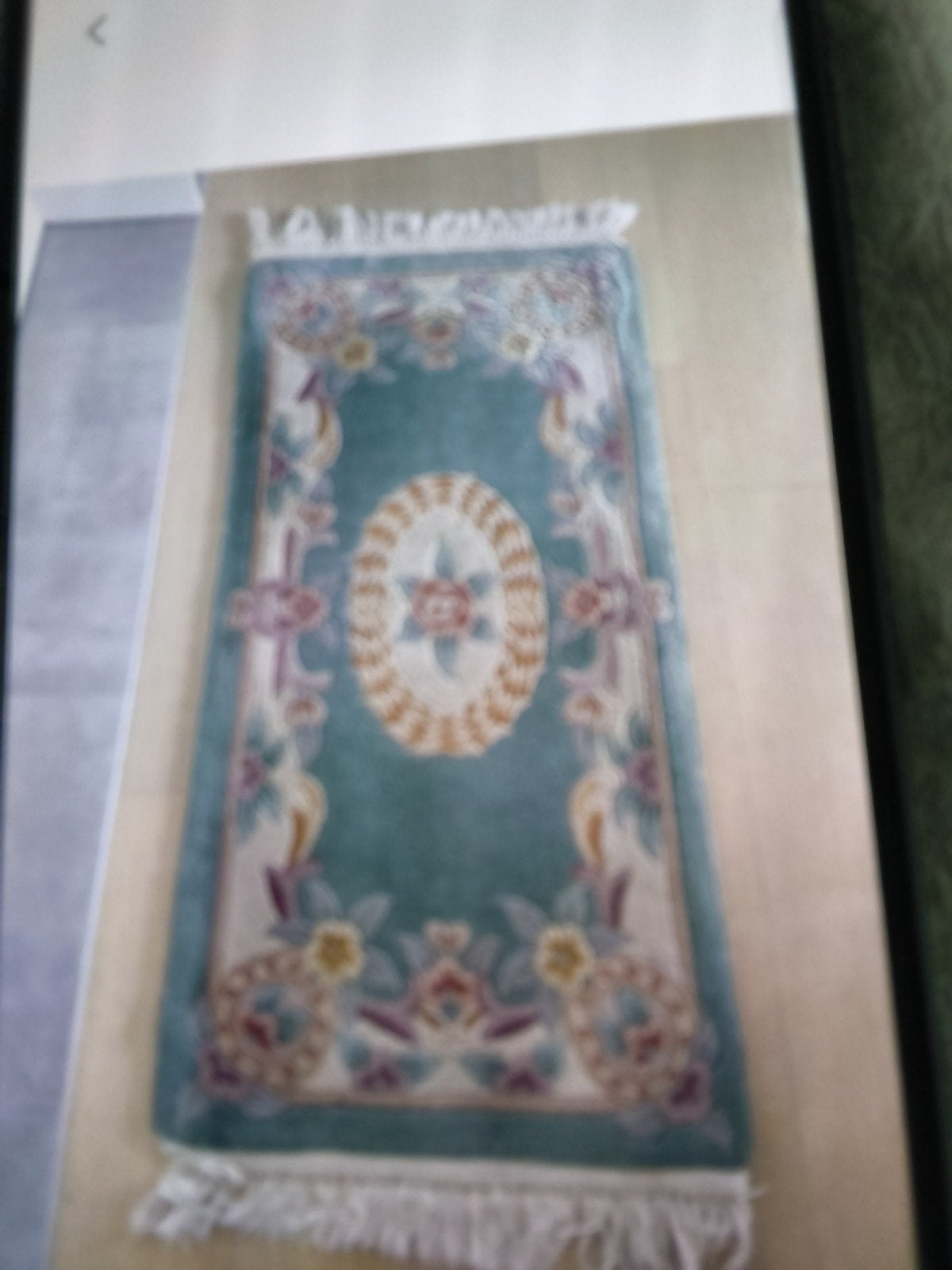1x hall tapijt of bedmat, Ophalen