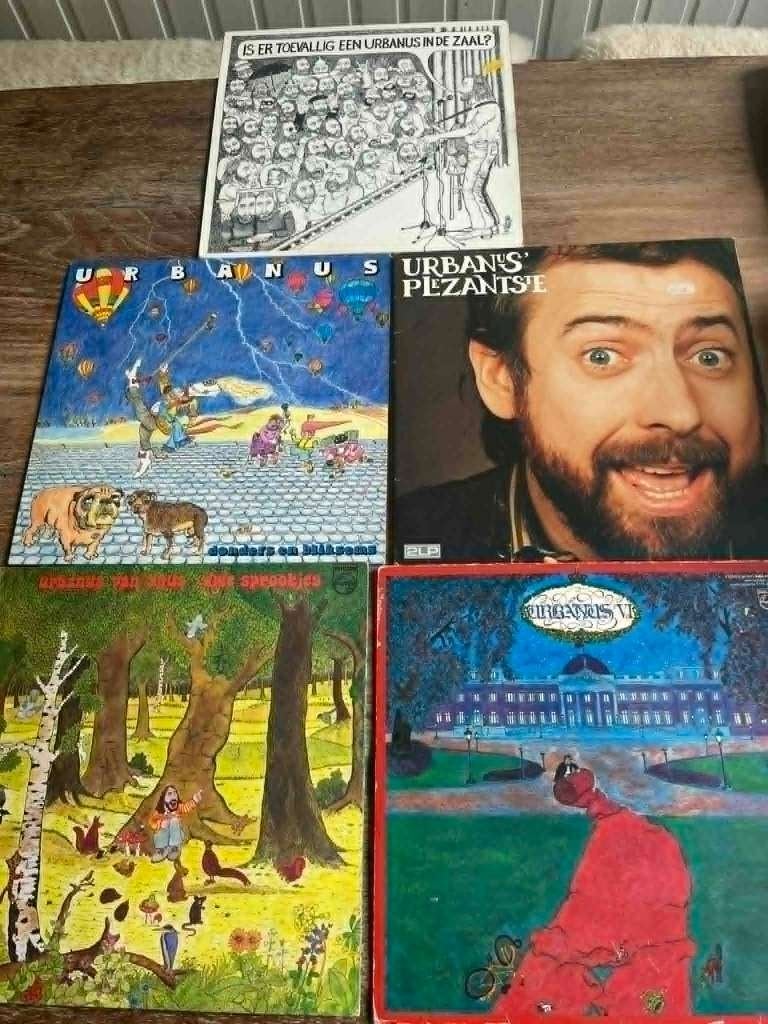 5 LP's van Urbanus, Gebruikt, 1980 - 1989, Ophalen of Verzenden, Originele persing