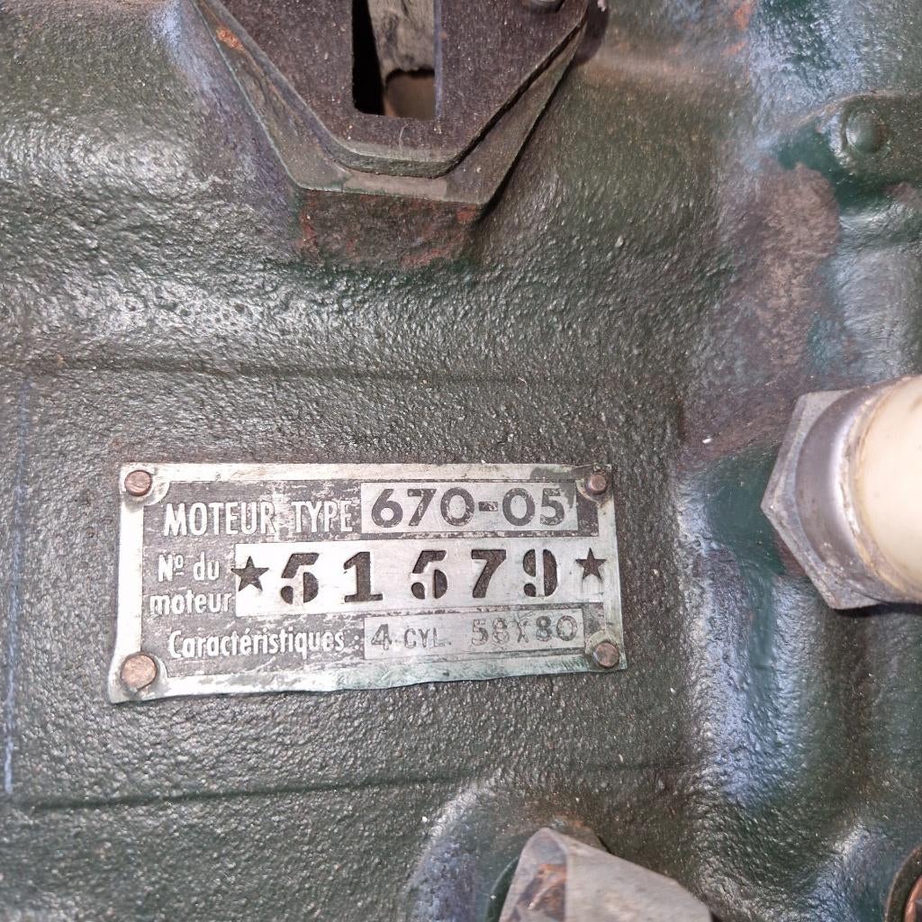 MOTEUR RENAULT  DAUPHINE GORDINI 670/05, Enlèvement, Utilisé, Renault