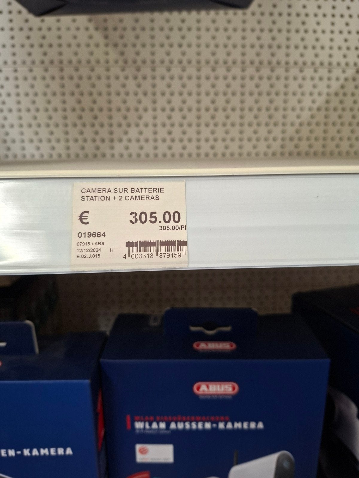 Camera wifi, Enlèvement