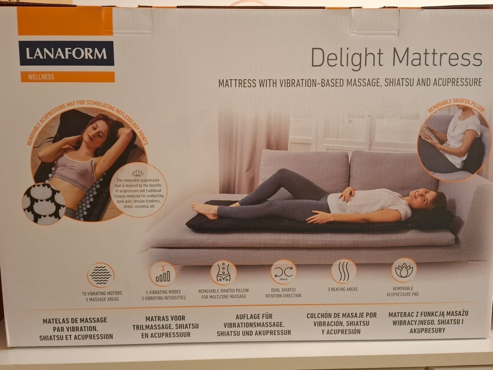 Massage matras, Ophalen