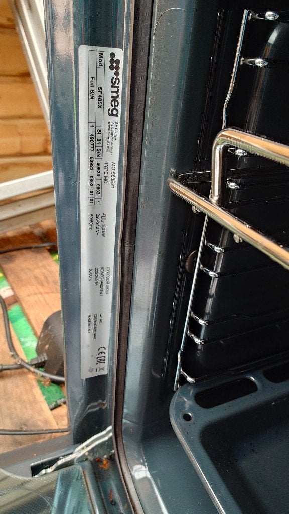 Oven, Elektronische apparatuur, Ophalen, Smeg, Hete lucht, Inbouw