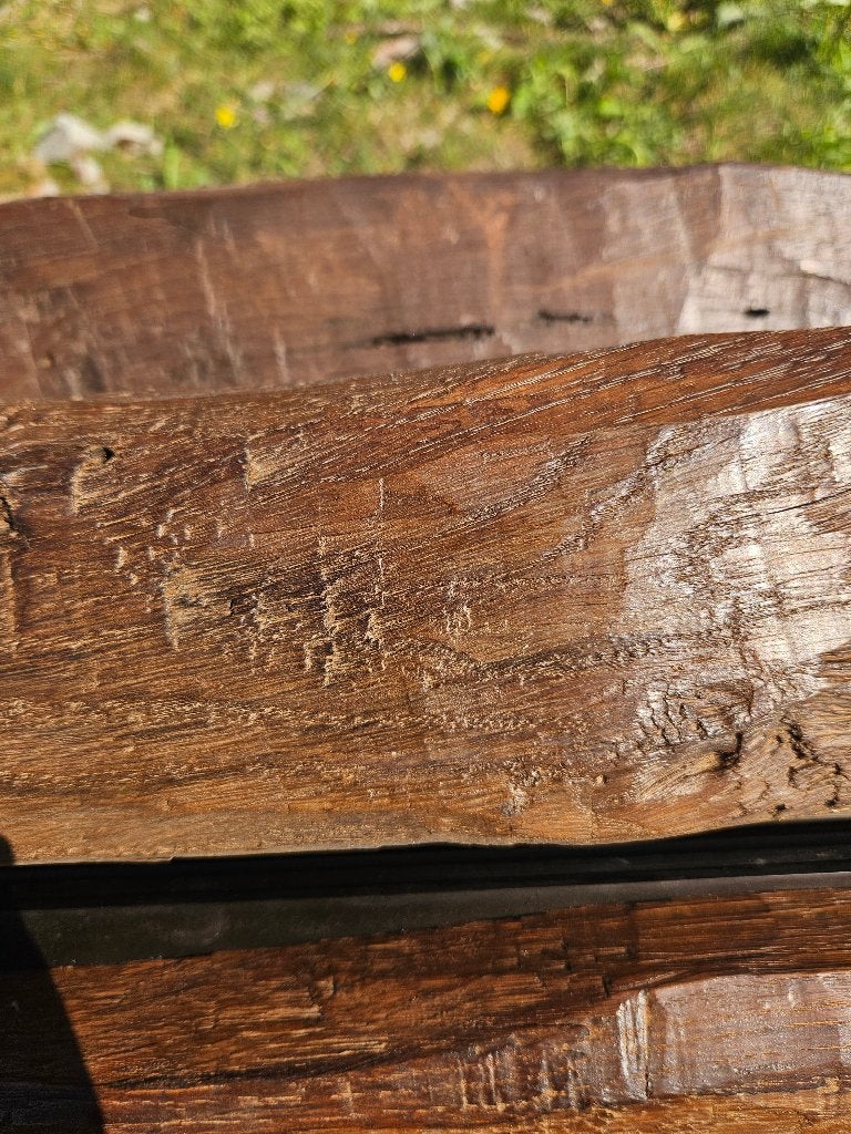 Masieven Houten balken, Doe-het-zelf en Bouw, Gebruikt, Eiken, 200 tot 250 cm, 50 mm of meer