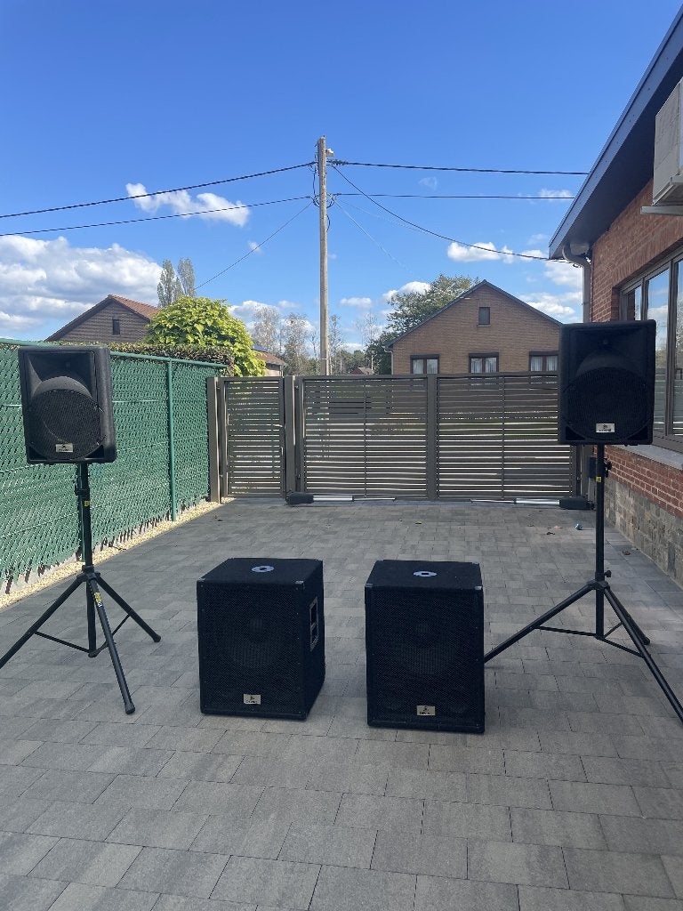 Volledige DJ-geluidsinstallatie, Autres marques, Enceinte de fête, Bass-reflex, Enlèvement