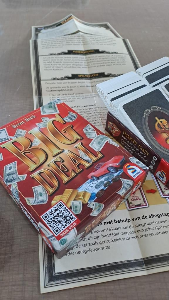 Gezelschapsspel BIG DEAL in perfecte staat, Ophalen