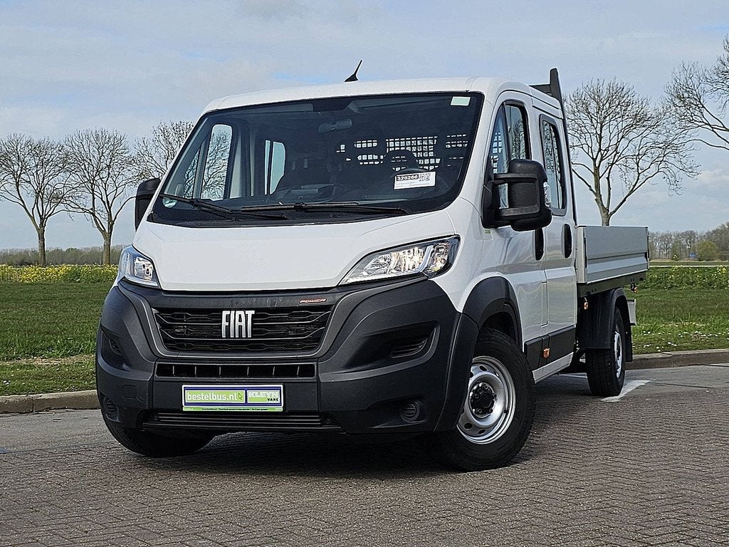 Fiat Ducato 35H 2.3 MultiJet L3H1 DC Open Laadbak MAXI XXL, Auto's, Bestelwagens en Lichte vracht, Voorwielaandrijving, 4 deurs