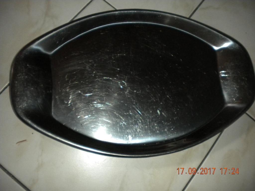Inox schotels (3x), Ophalen