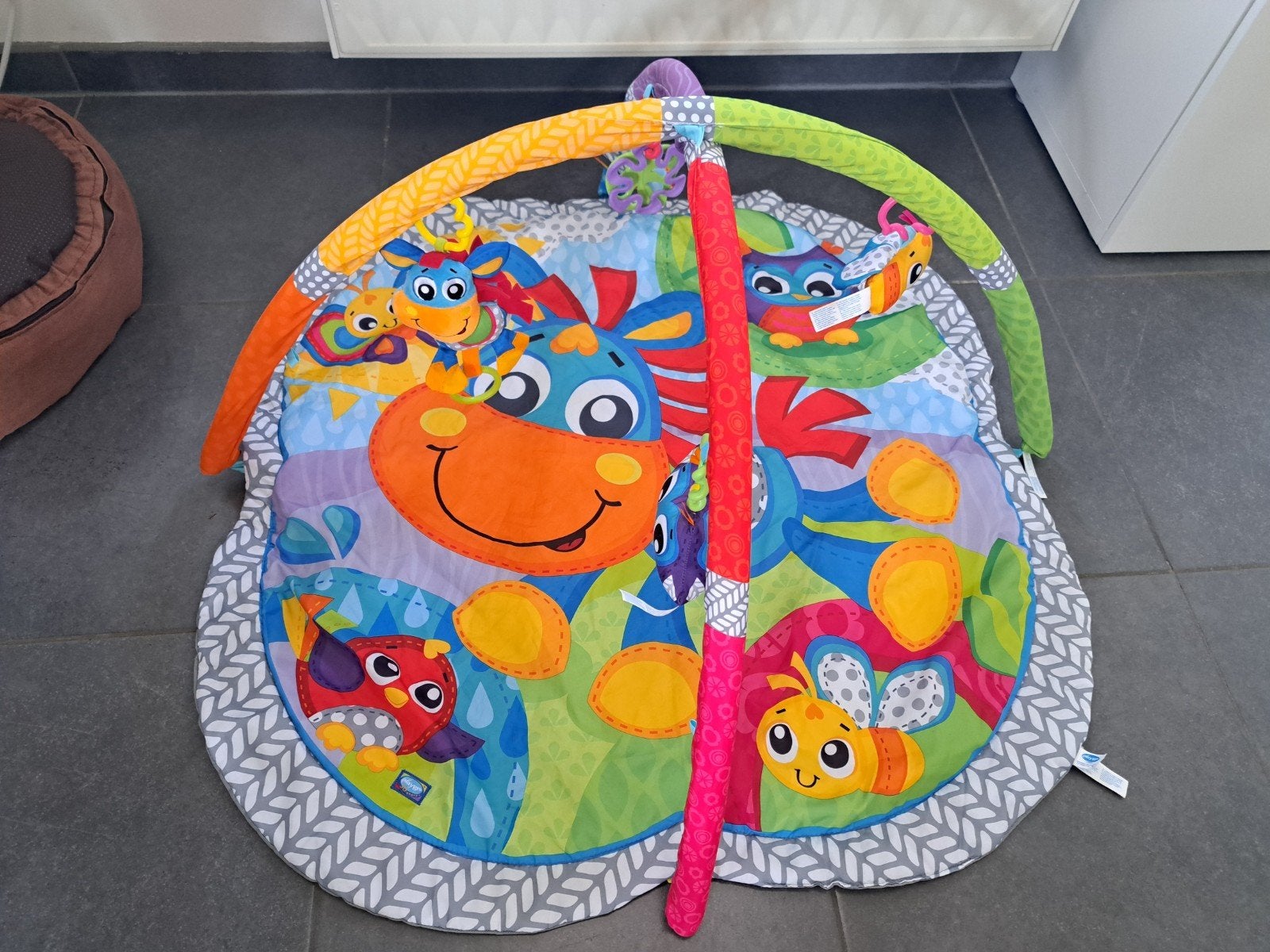 Speelmat Playgro, Ophalen