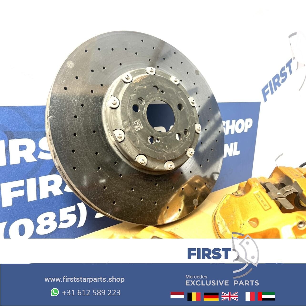 CARBON CERAMIC BRAKE DISC KERAMISCHE REM SCHIJF A2314211512, Utilisé, -, -, Enlèvement ou Envoi