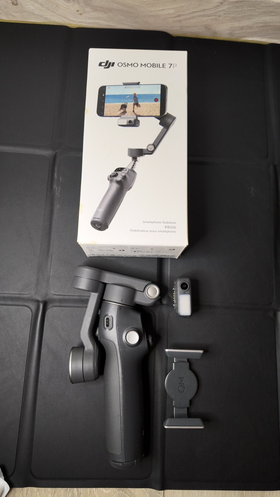 DJI Osmo Mobile 7P + trackingmodule – complete set, Ophalen, Zo goed als nieuw, Gimbal, DJI