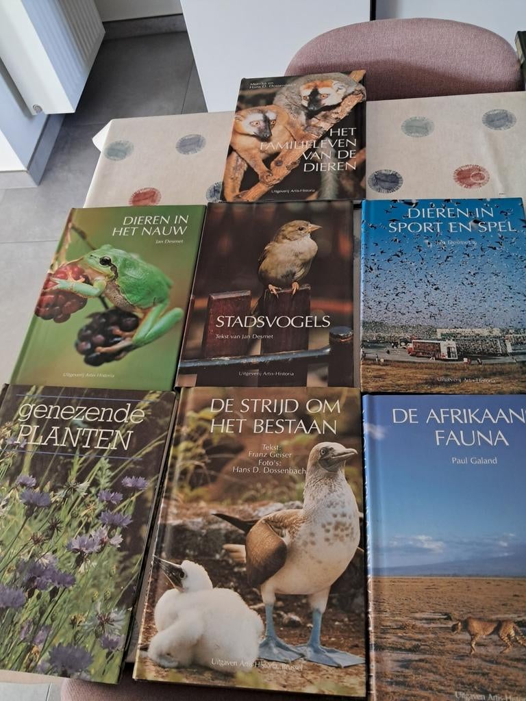 7 mooie boekentas over de natuur (artis-historia), Ophalen
