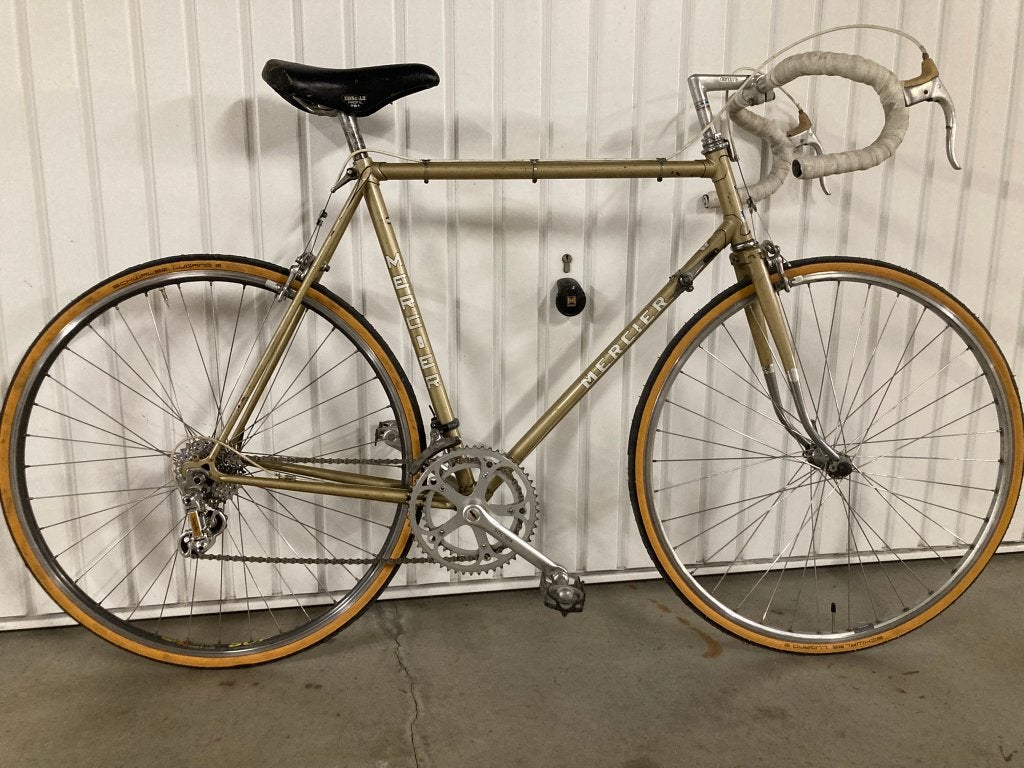 Vintage Franse racefiets Mercier, 28 inch, Gebruikt, 57 tot 61 cm, Ophalen