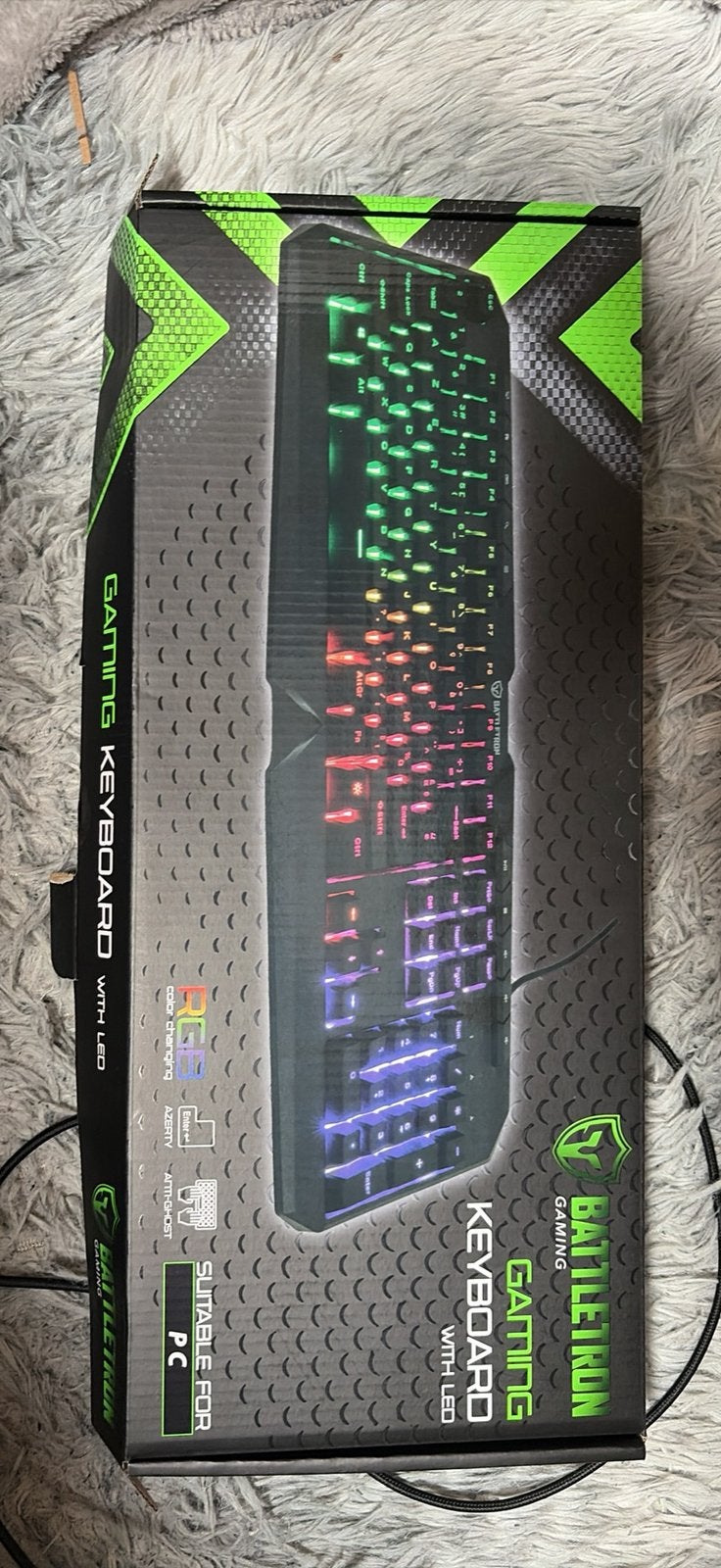 Battletron toetsenbord, Computers en Software, Muismatten, Ophalen, Zo goed als nieuw