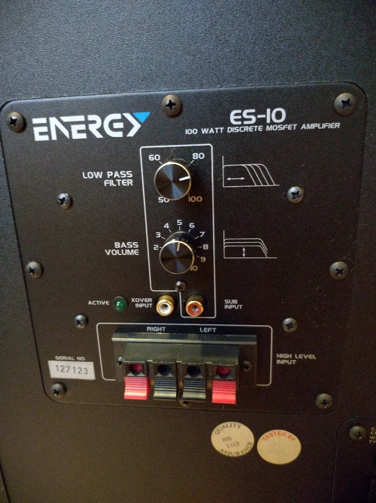 Energy/Eltax sound system, Complete Surroundset, TV, Hi-fi & Vidéo, Enlèvement, Comme neuf, Kit home cinéma