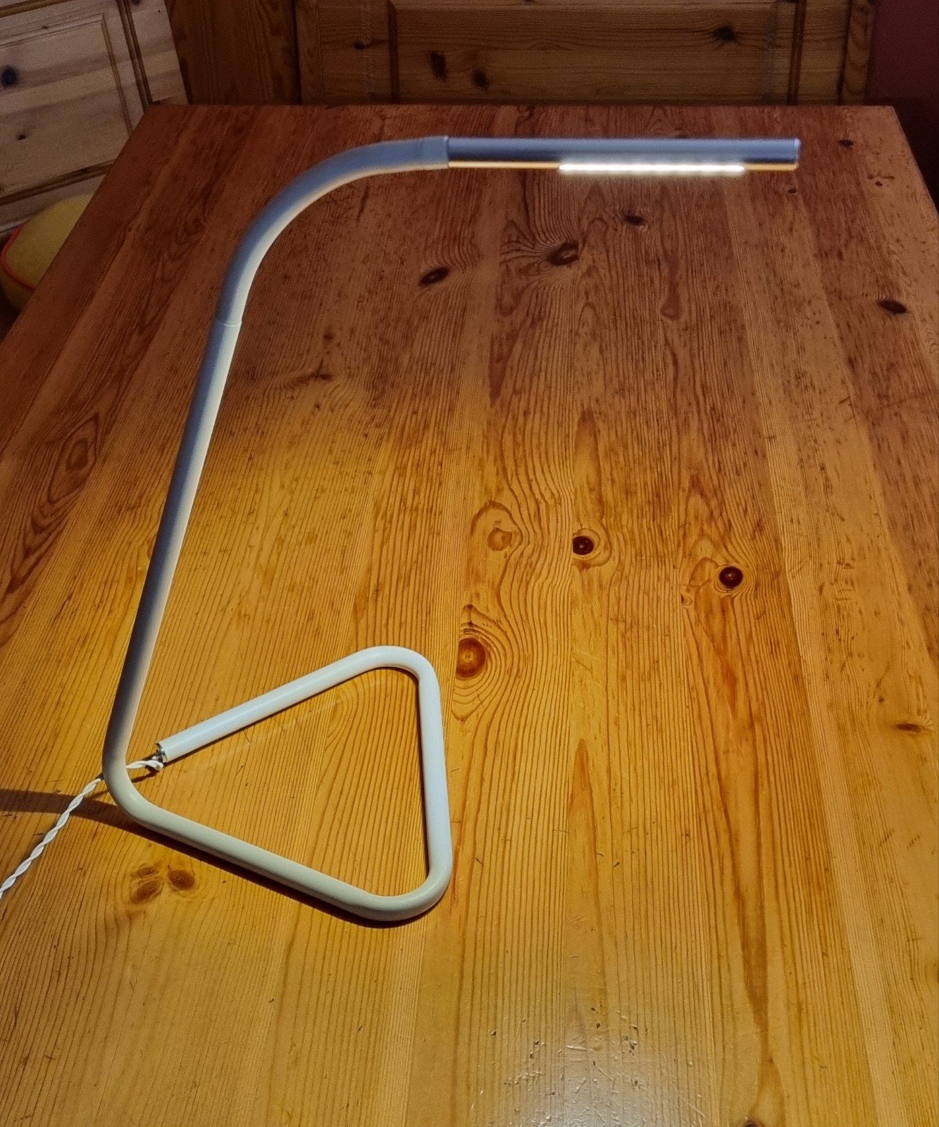 Lampe de bureau led IKEA, Maison & Meubles, Enlèvement, Blanc
