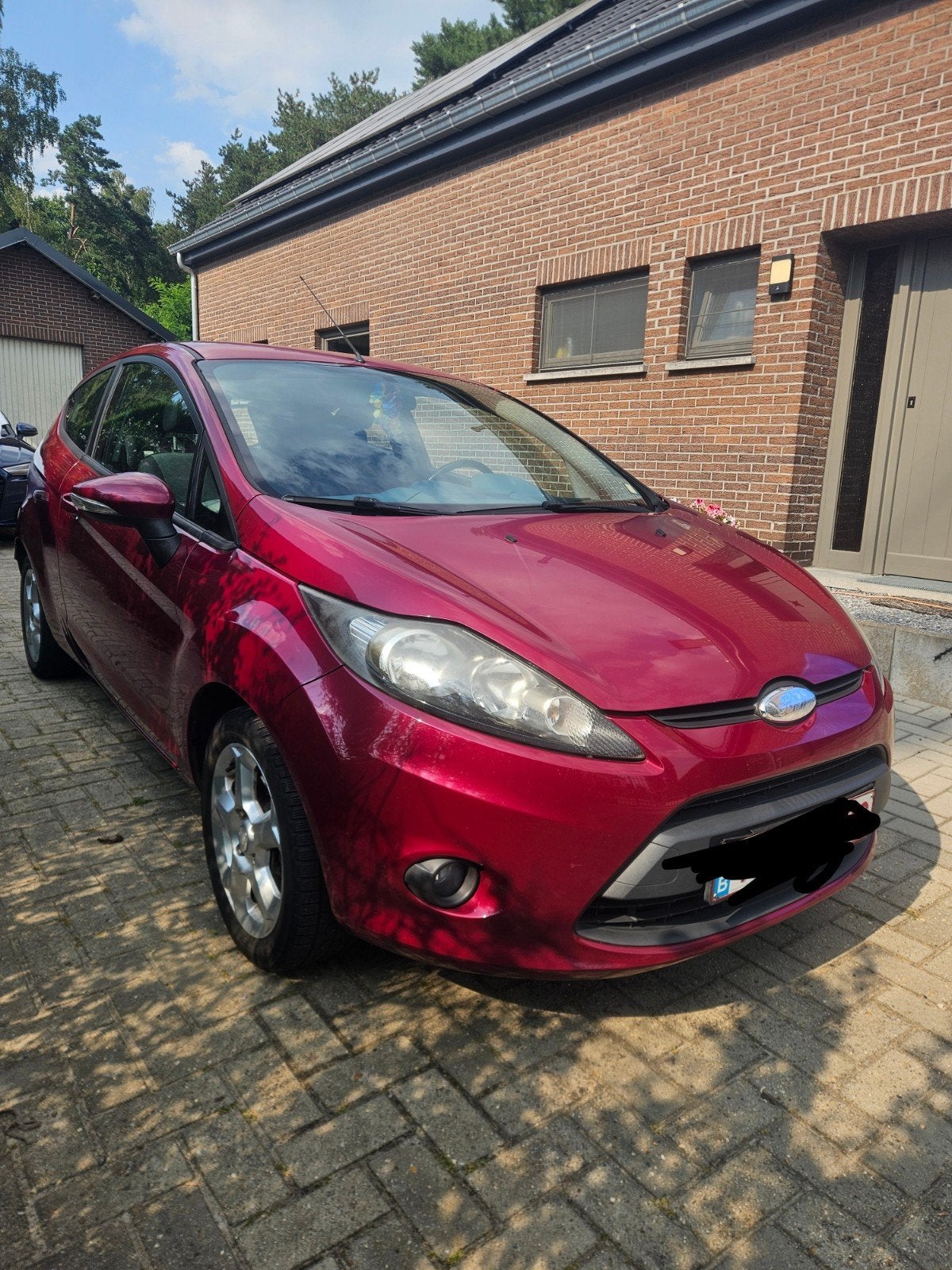 ford fiesta, Auto's, Voorwielaandrijving, Stof, Overige kleuren, Grijs