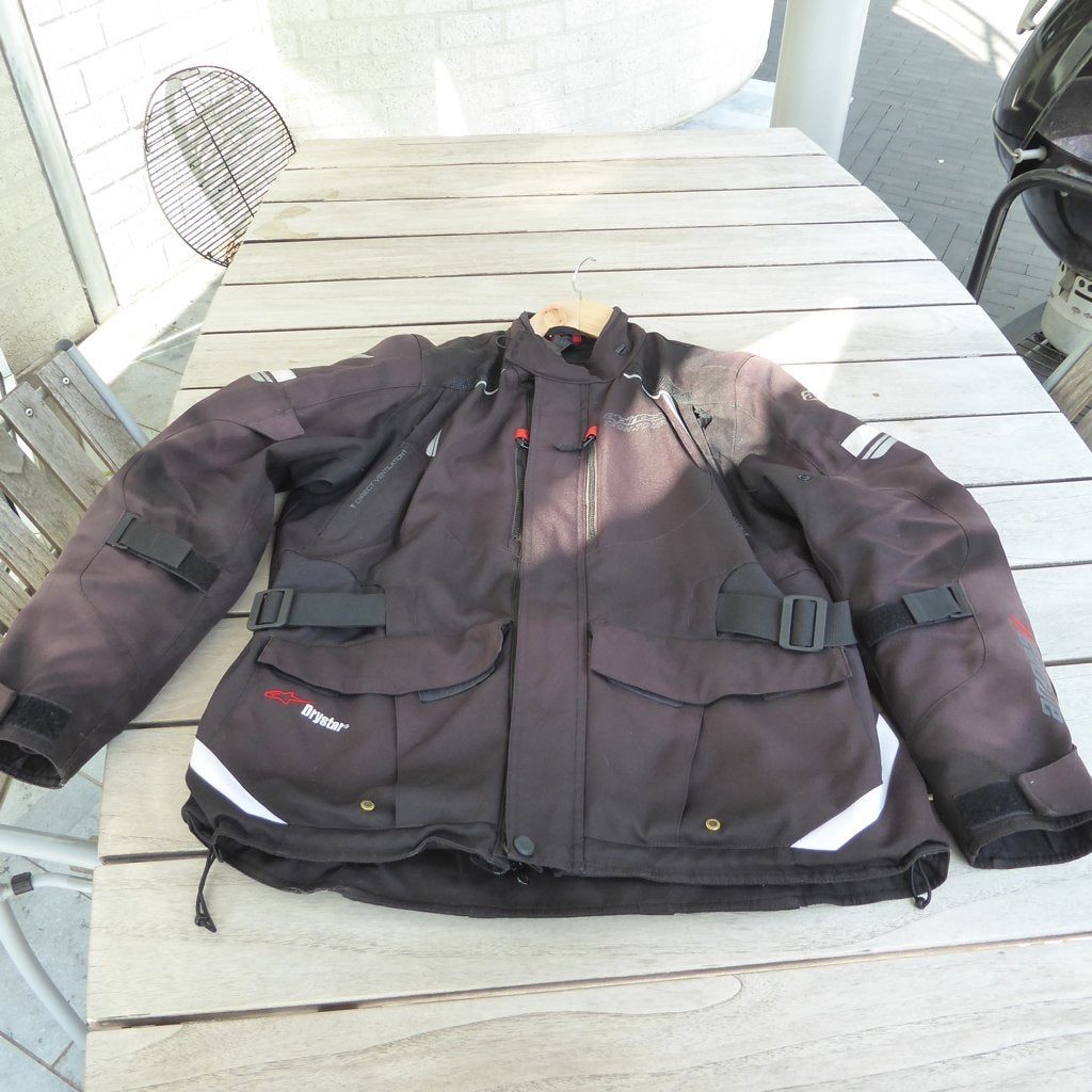 Alpinestars motorpak Drystar. Vest XL, broek L, Motoren, Kleding | Motorkleding, Heren, Tweedehands, Ophalen of Verzenden