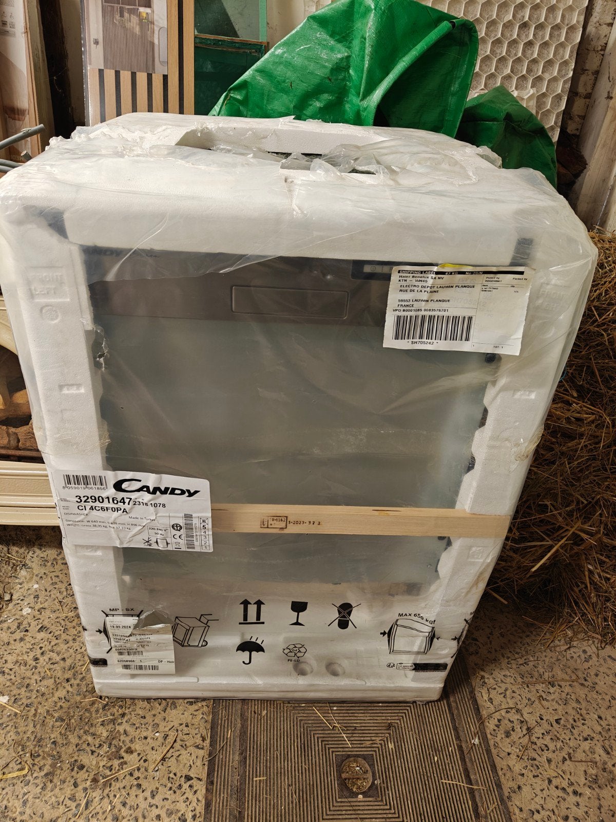 Lave-vaisselle semi-encastrable Candy, Elektronische apparatuur, Vaatwasmachines, Ophalen, Nieuw, Inbouw