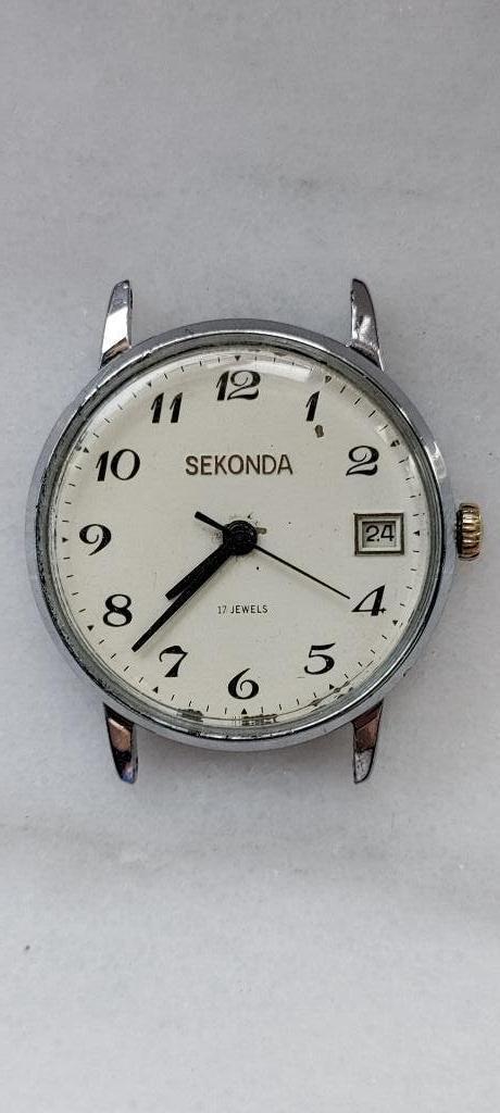 Sekonda montre mécanique vintage soviétique, Montre-bracelet, Autres marques, Enlèvement ou Envoi, Utilisé