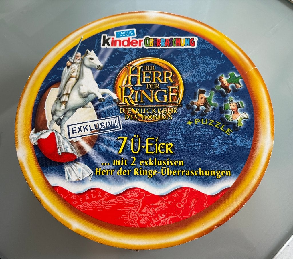 KINDER • Lord of the Rings • 2003 • conditie NIEUW 7 figuren, Verzamelen, Beelden en Beeldjes, Ophalen of Verzenden