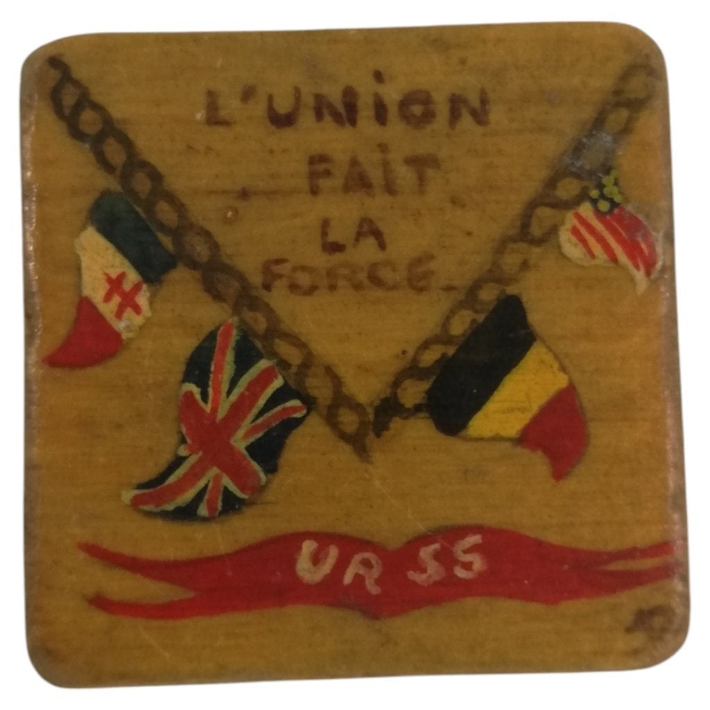 Bevrijdingspin 'L'Union fait la Force', Ophalen of Verzenden, Overige soorten, Overige typen