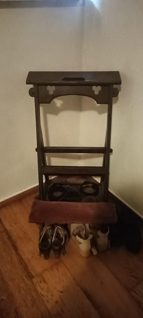 vintage authentieke bidstoel, Ophalen