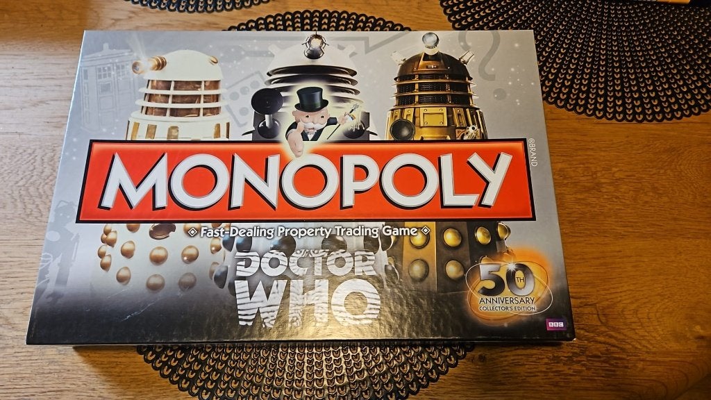bordspel Monopoly Dr Who 50th anniversary edition, Een of twee spelers, Ophalen of Verzenden, Nieuw, Monopooly