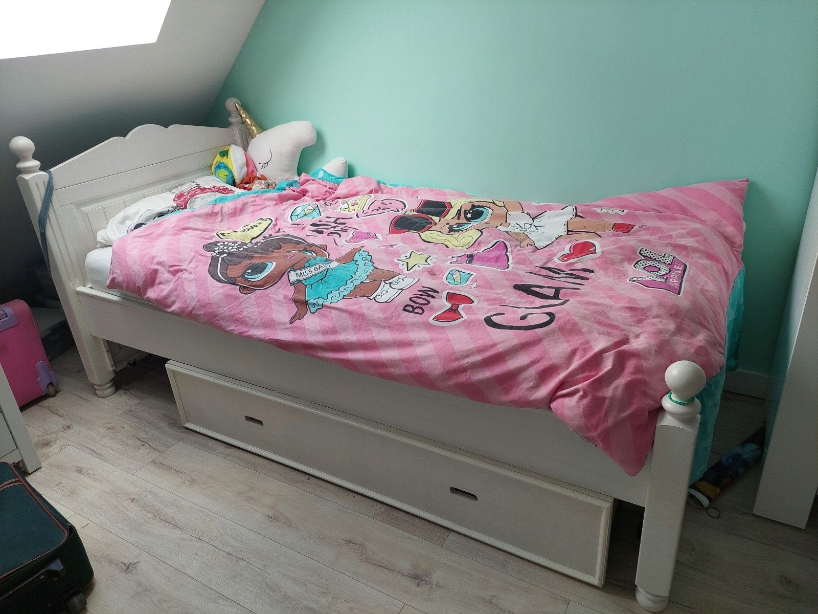 Kinderbed met lade, Enlèvement, Matelas