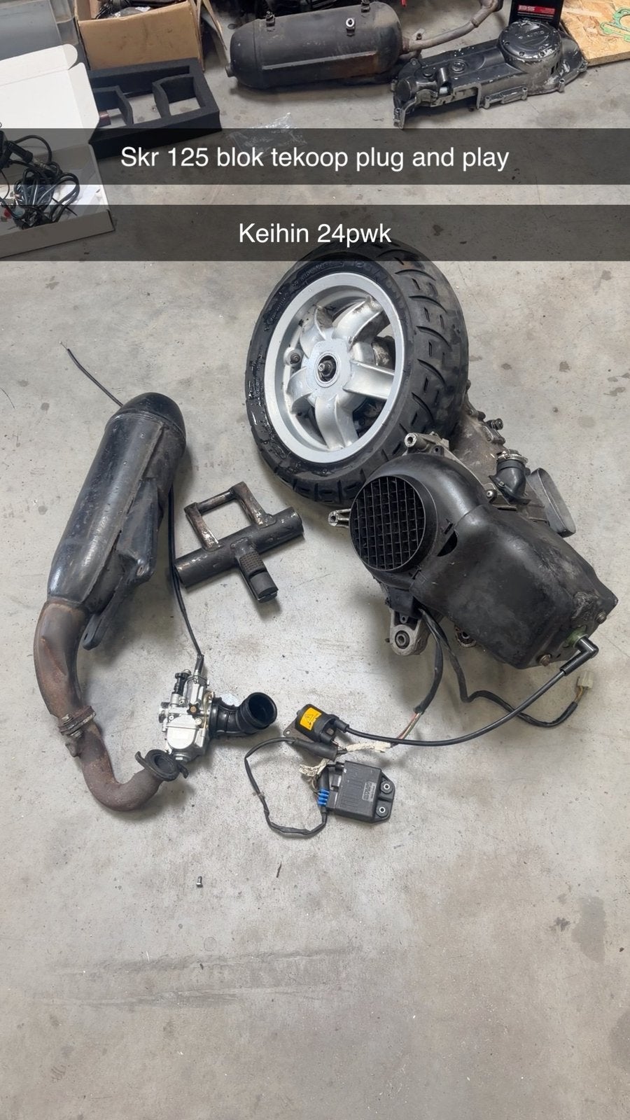 Piaggio skr 125cc blok 24 PWK PLUG AND PLAY!, Autres modèles, 125 cm³, Enlèvement, Utilisé