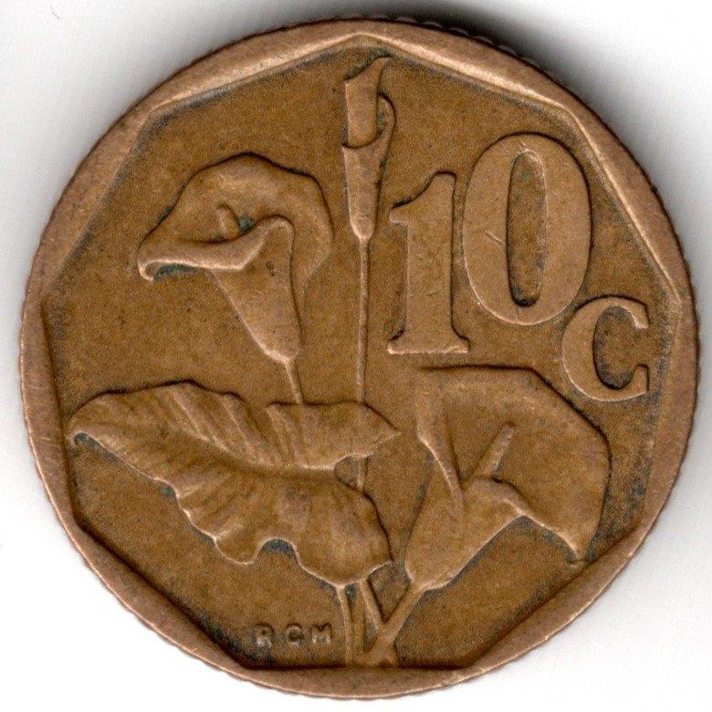 Zuid-Afrika : 10 Cent 1992  KM#135  Ref 15922, Ophalen of Verzenden, Zuid-Afrika, Losse munt