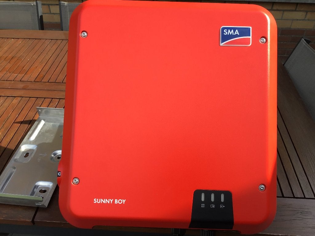 SMA Sunny Boy 3.0, Doe-het-zelf en Bouw, Zonnepanelen en Toebehoren, Ophalen, Zo goed als nieuw, Compleet systeem, 200 wattpiek of meer
