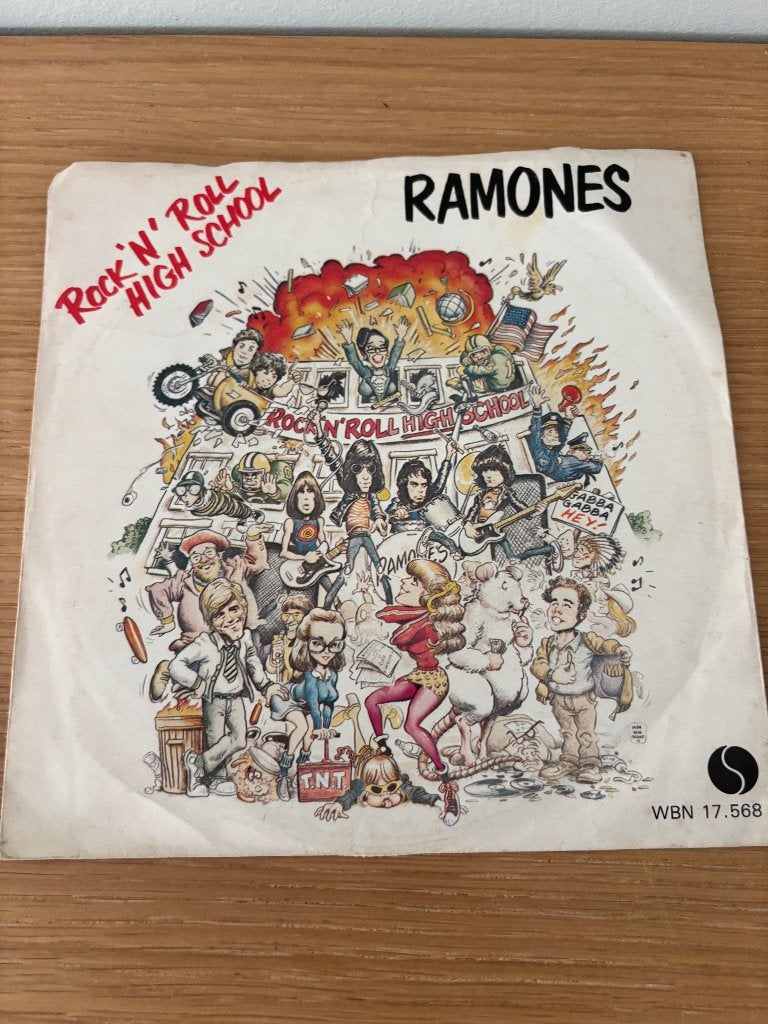 Single - the Ramones - rock 'n' roll high school, LP, Gebruikt, 7 inch, Ophalen of Verzenden