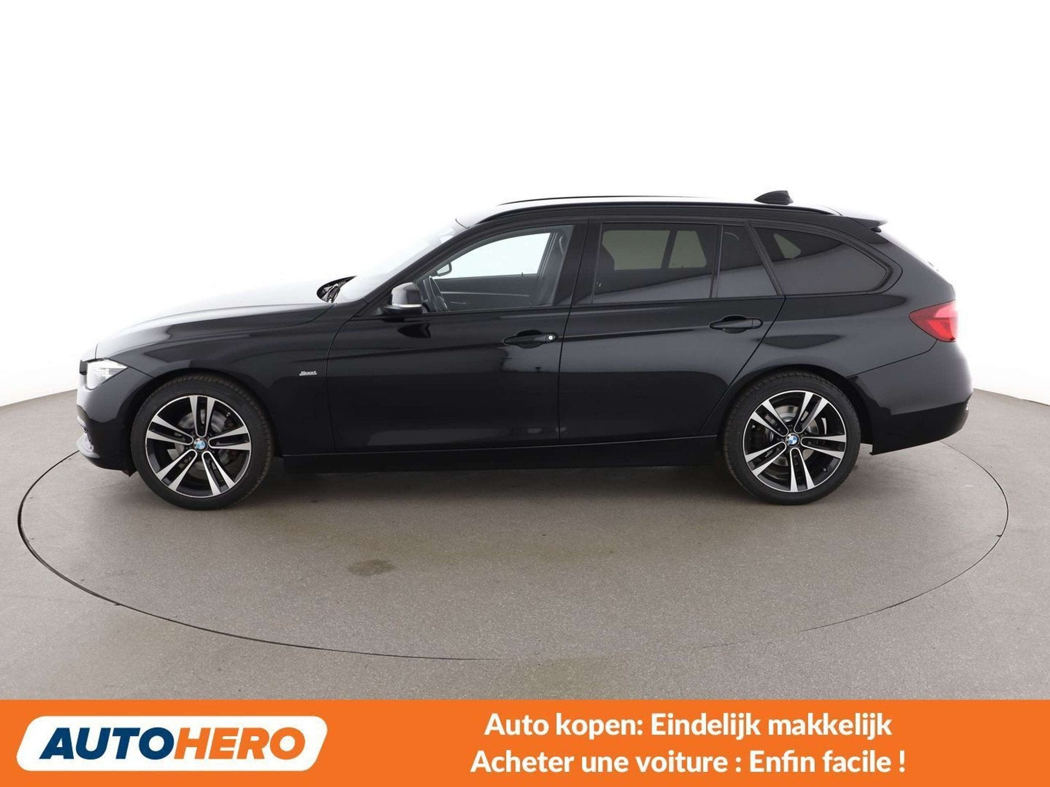 BMW 3 Serie 318 318i Sport Line (bj 2018), Auto's, 100 kW, Achterwielaandrijving, Gebruikt, Zwart