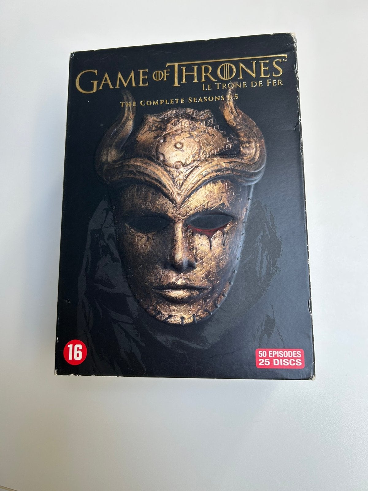 Dvd box van Game of Thrones met de 5 seizoenen., Cd's en Dvd's, Ophalen of Verzenden, Gebruikt