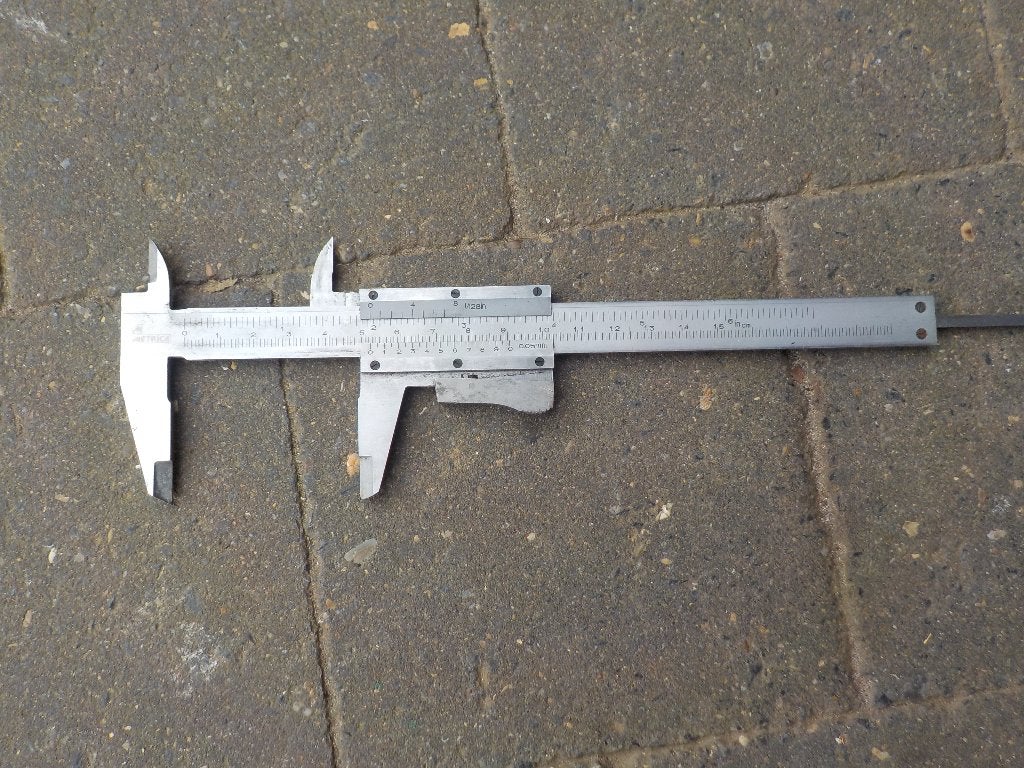 Schuifmaat, Ophalen