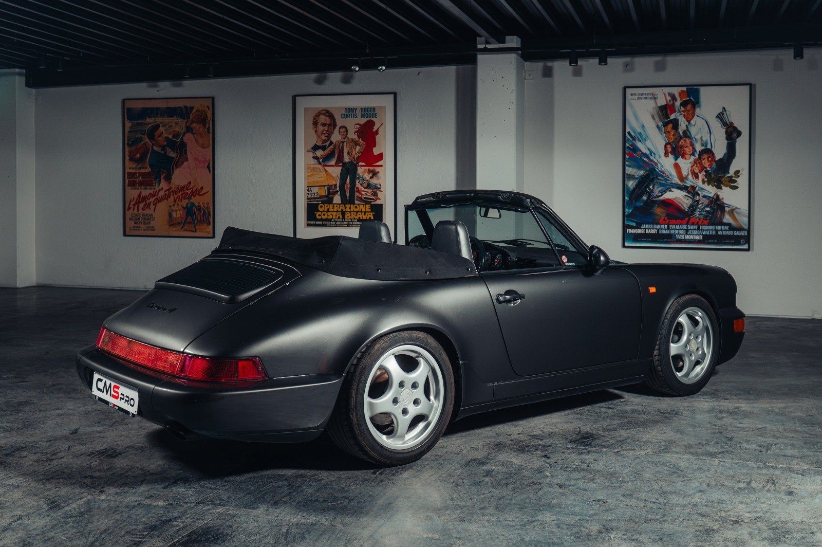 Porsche 964 Carrera 4 Cabriolet, Autos, Porsche, Particulier, Essence, Cabriolet, 2 portes, Boîte manuelle, Argent ou Gris, Gris
