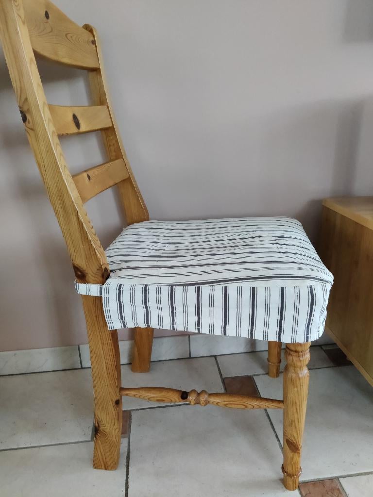 Grenen stoelen, Huis en Inrichting, Stoelen, Ophalen, Gebruikt, Hout, Green
