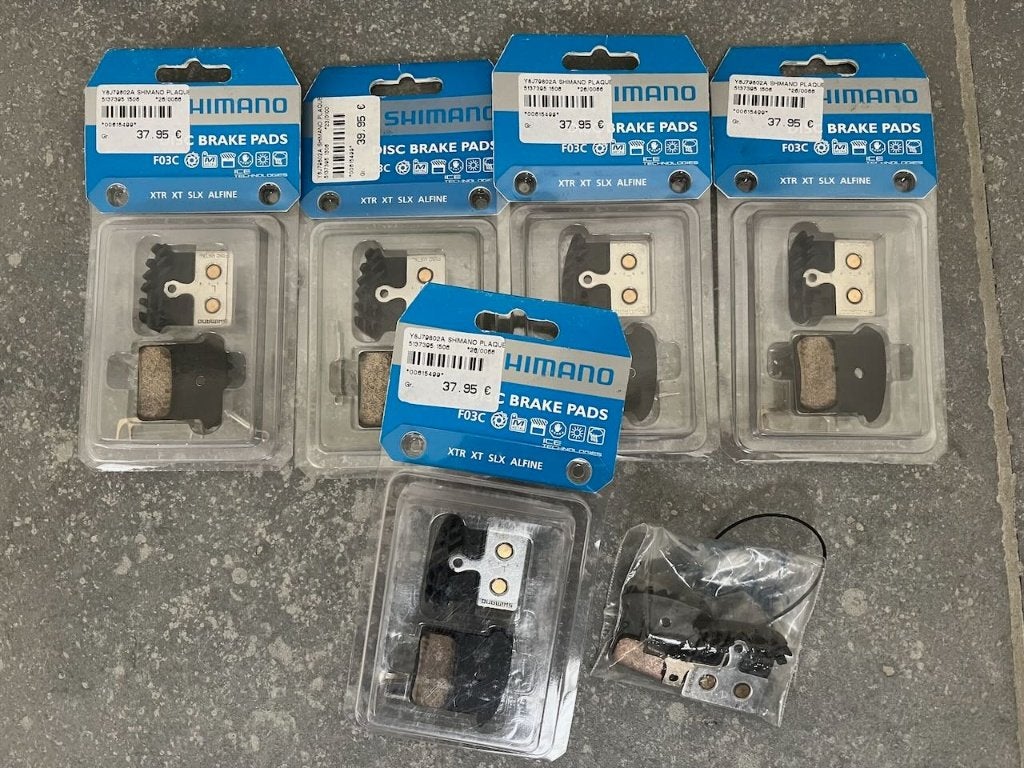 Shimano XTR/XT schijfremblokken F03C - METAL, Enlèvement ou Envoi, Neuf
