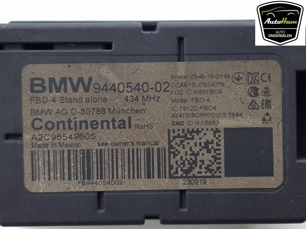 AUTORADIO BMW 3 serie Touring (G21) (|944054002|), Utilisé, BMW, Continental AG, Continental-Plaza 1
30175  Hannover, DE
