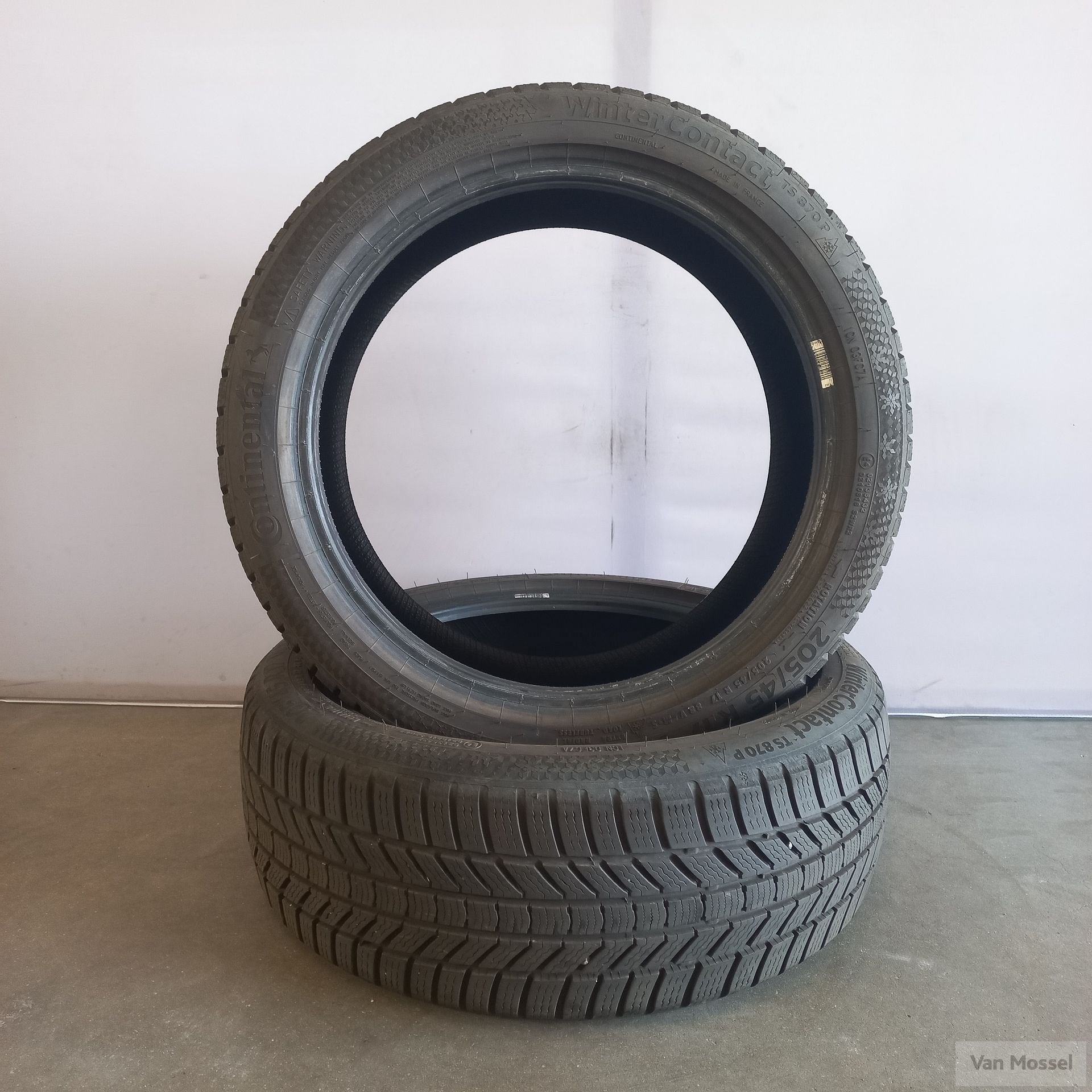 Continental WIntercontact TS870P 205/45/R17 88V, Gebruikt, -, -, 17 inch