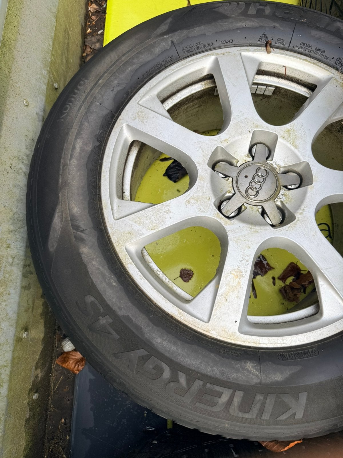 Audi velgen, Ophalen, Gebruikt, Banden en Velgen, 17 inch