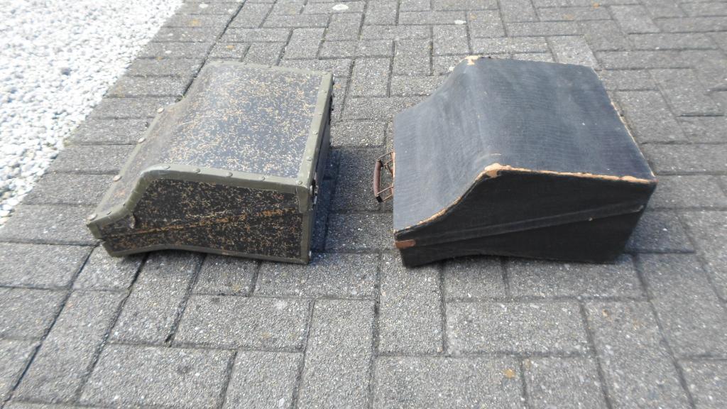 2 oude accordeon koffers, Muziek en Instrumenten, Accordeons, Ophalen, Gebruikt, Overige formaten, Overige merken