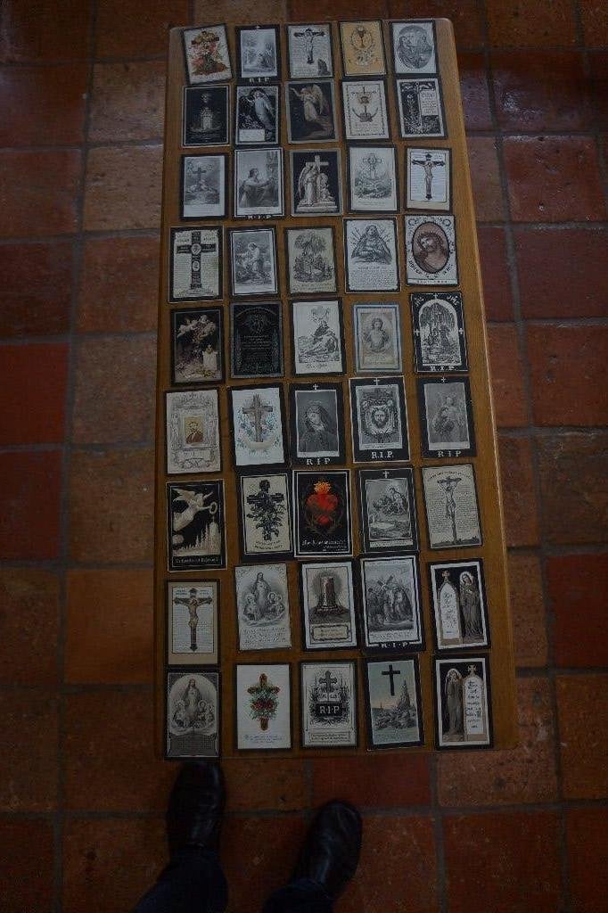 45 zeer oude doodsprentjes (overlijdensjaren 1880), Verzamelen, Ophalen of Verzenden, Bidprentje