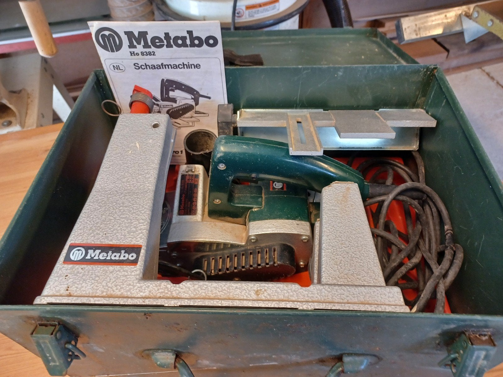 raboteuse Metabo Ho 8382, Enlèvement