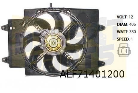 Alfa Romeo 147 (11/00) (9/04) GT (2/04) (8/11) ventilatoruni, Neuf, -, Alfa Romeo, -