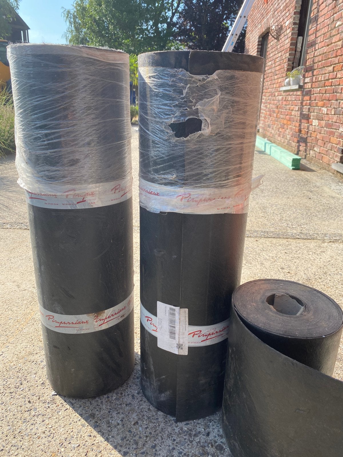 Rouleaux d’étanchéité technifelt, Enlèvement, Neuf