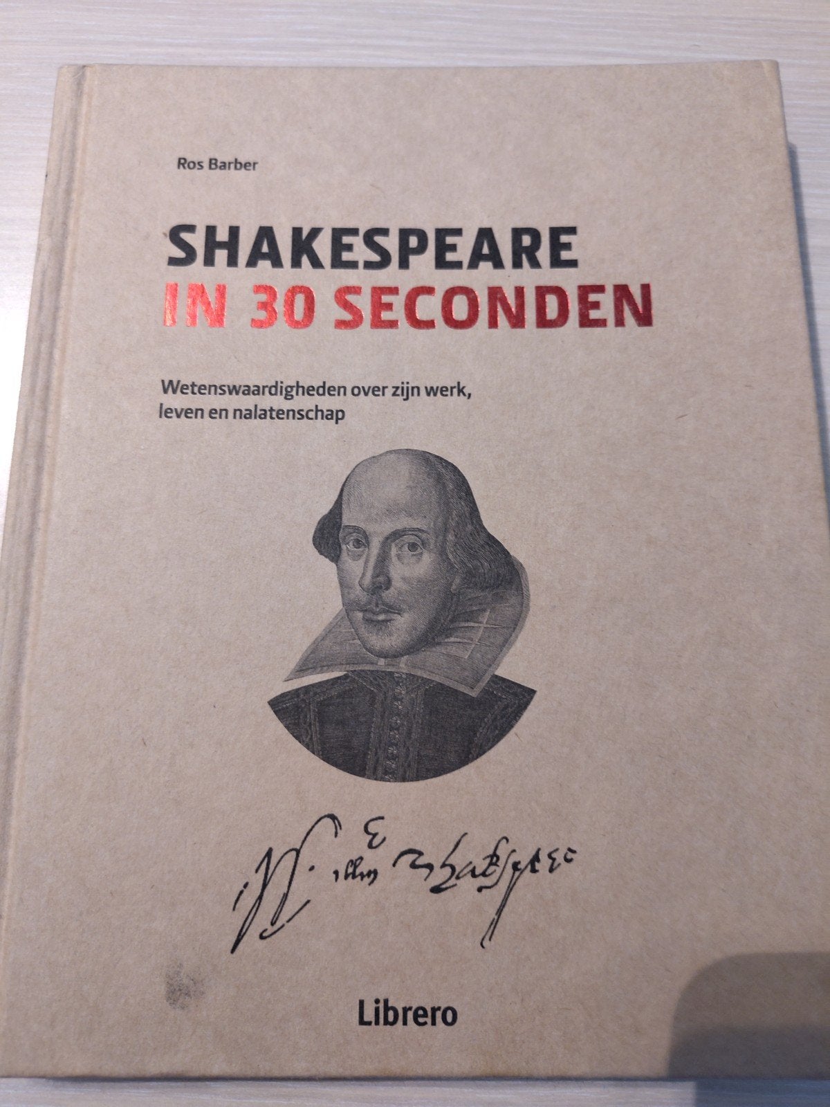 Boek: Shakespeare in 30 seconden, Ophalen of Verzenden, Zo goed als nieuw, Kunst en Cultuur