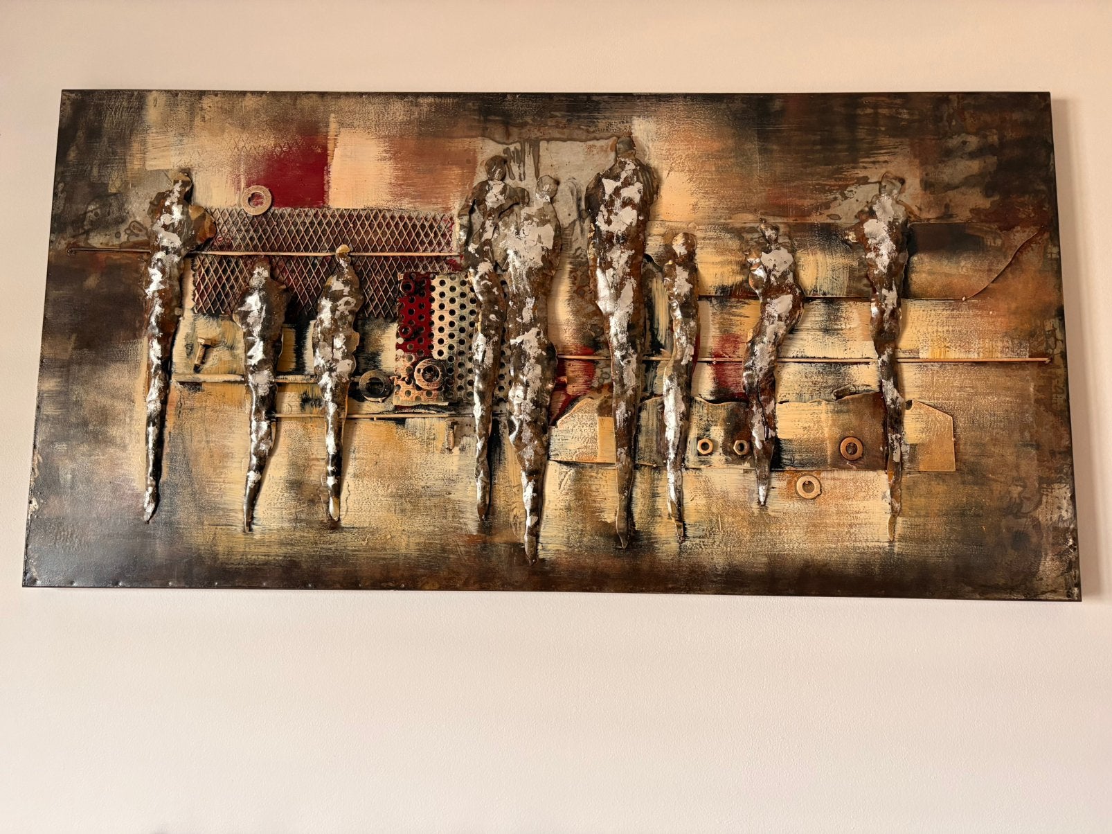 Prachtig wanddecoratie (abstracte kunst), Enlèvement