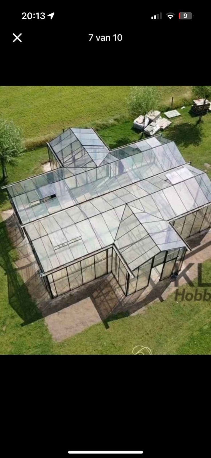 Te koop hobbykassen van 2e hands kassen, Staal, Ophalen of Verzenden, Glas, Kweekkas