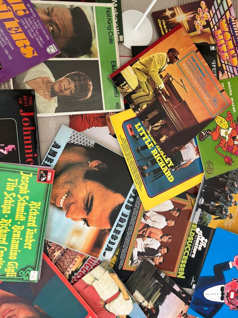Pakket vinyl platen, Complilatie, Ophalen, 1960 - 1969, Gebruikt